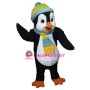 Cute Christmas Penguin Mascot Costume