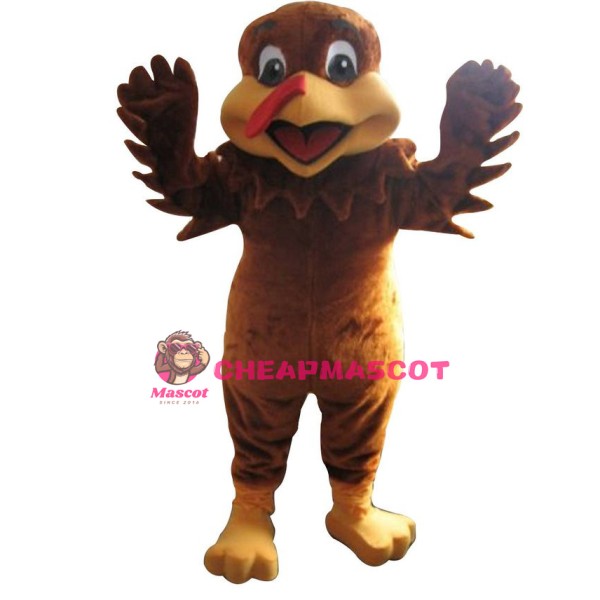 Cute Cartoon Turkey Mascot Costume 