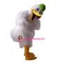 Lovely White Stork Bird Mascot Costume 