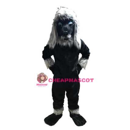 Black Lion Mascot Costume 