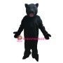 Fierce Black Cougar Animal Mascot Costume 