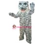 Fierce White Tiger Mascot Costume 