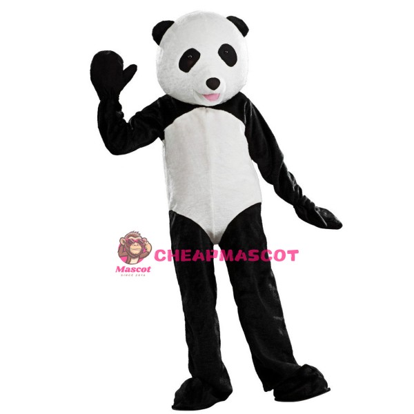 3nd Version Of The Panda Mascot Adult Costume