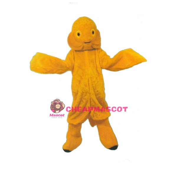 Gold Koi Fish Mascot Costume