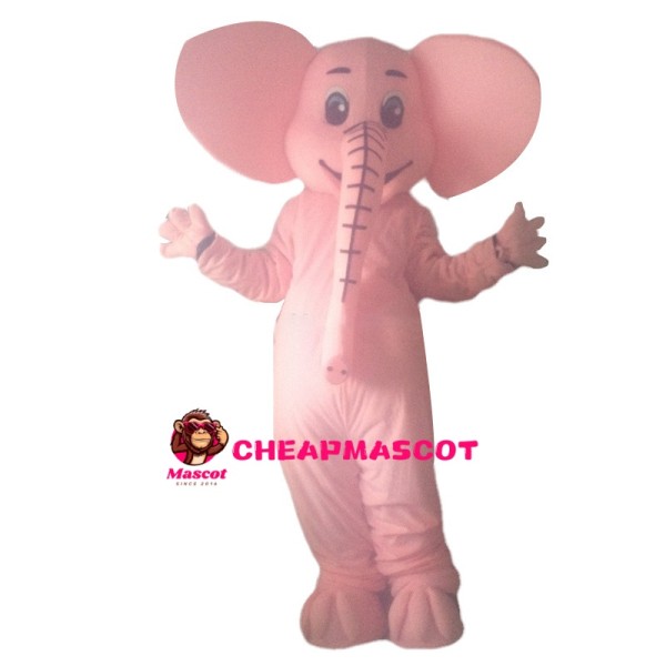 Lovely Whole Pink Elephant Mascot Costume