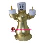 Burning Candle On Candlestick Mascot Costume