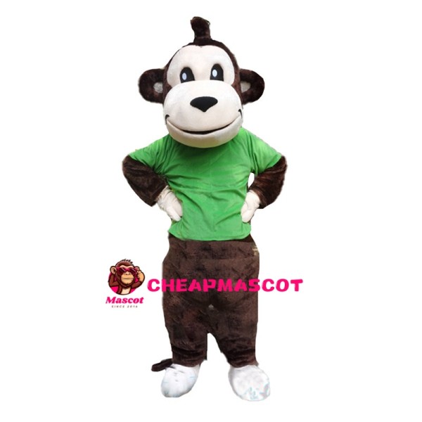 Naughty Big Mouth Monkey Mascot Costume