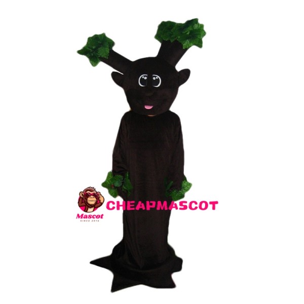 Brown Tree With Bare Branches Mascot Costume