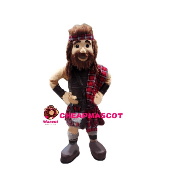 Brutal Rude Tribal Man Mascot Costume