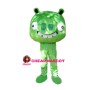 Funny Green Cartoon Pig Mascot Costume