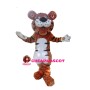 Big Head Delightful Tiger Mascot Costume