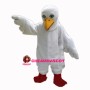 White Bird With Light Blue Eyes Mascot Costume
