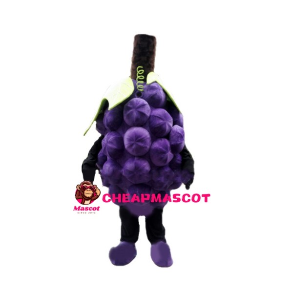 Bunch Of Purple Grapes Mascot Costume