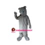Gloomy Grey Dog Mascot Costume