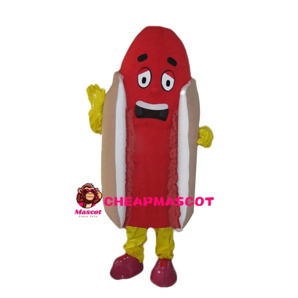 Delicious Hot Dog Mascot Costume