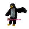 Winged Black Eagle Mascot Costume