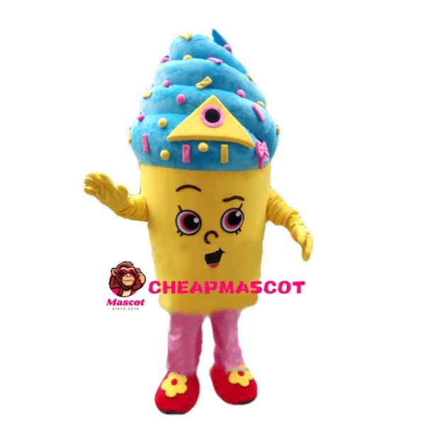 Tempting Cupcakes With Jelly Bean Mascot Costume