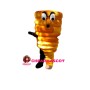 Orange Coiled Hose Mascot Costume