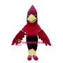 Short Plush Eagle With Black Shorts Mascot Costume