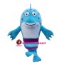 Dolphin With Purple Spots Mascot Costume
