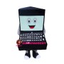 Expensive High-end Black Laptop Mascot Costume