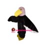 Stopped Eagle With Pink Head Mascot Costume