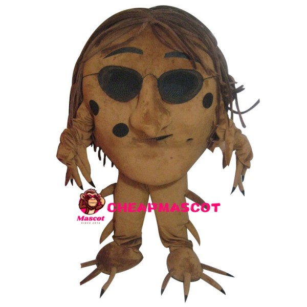 Asako Face With Sunglasses Mascot Costume
