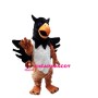 Blue Eyes Eagle With Horns Mascot Costume