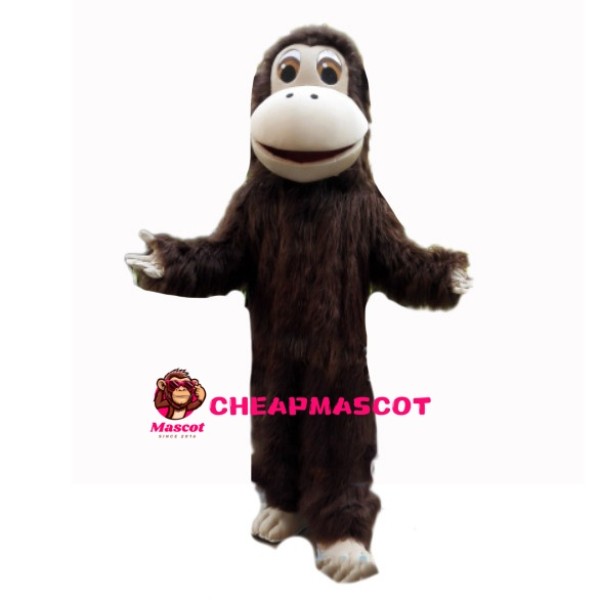 Witty Flexible Gorilla Mascot Costume
