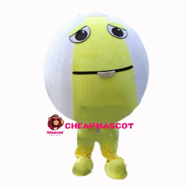 Cartoon Tennis Ball Mascot Costume