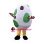 Faceless Giant Dinosaur Egg Mascot Costume