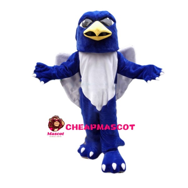 Ferocious Blue Condor Mascot Costume