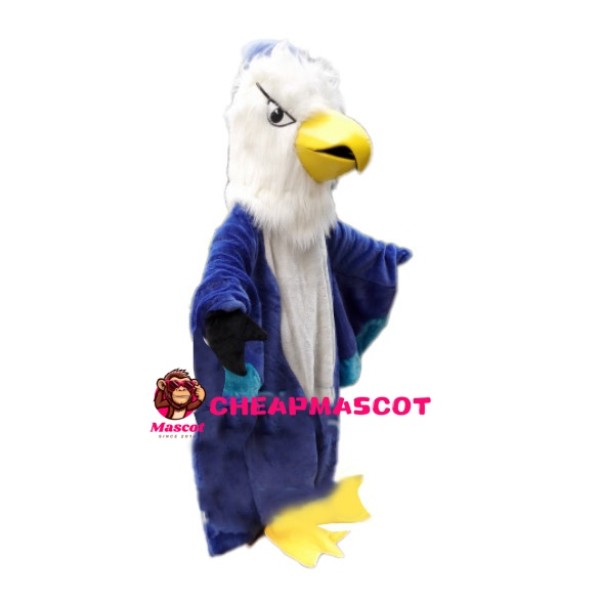 Violent Eagle With Hairy Head Mascot Costume