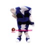 Blue Lightning Hood Mascot Costume