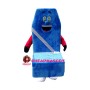 Blue Seat With Seat Belt Mascot Costume