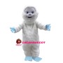 Non-aggressive White Snow Monster Mascot Costume