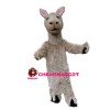 Walking Style Light Brown Alpaca Mascot Costume