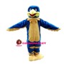 Convivial Blue & Yellow Bird Mascot Costume