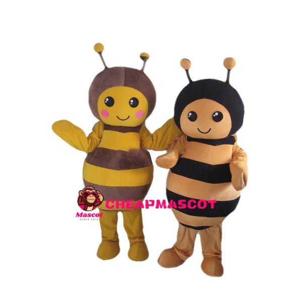 Friendly Bee Brothers Mascot Costume