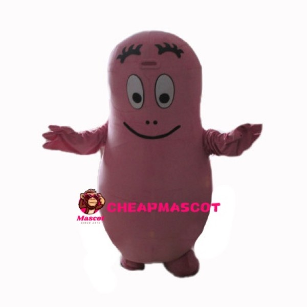 Wise Pink Barbapapa Mascot Costume
