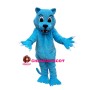 Blue Leopard With Sharp Claws Mascot Costume
