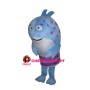 Blue Sea Fish With Purple Spot Mascot Costume