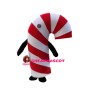 Candy Cane Mascot Costume For Christmas Decoration