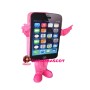 Pink Cell Phone Mascot Costume