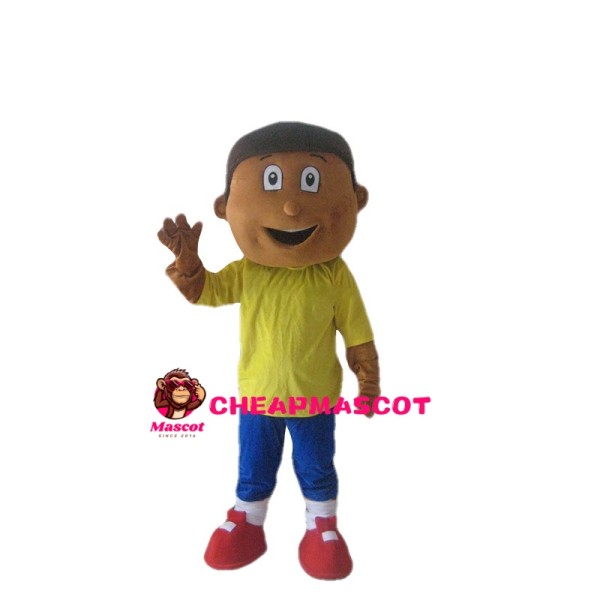 Beckoning Black Boy Mascot Costume