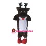Brown Fawn With Red Nose Mascot Costume