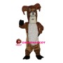 Long Neck Brown Goat Mascot Costume