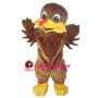 Bright Eyes Brown Bird Mascot Costume