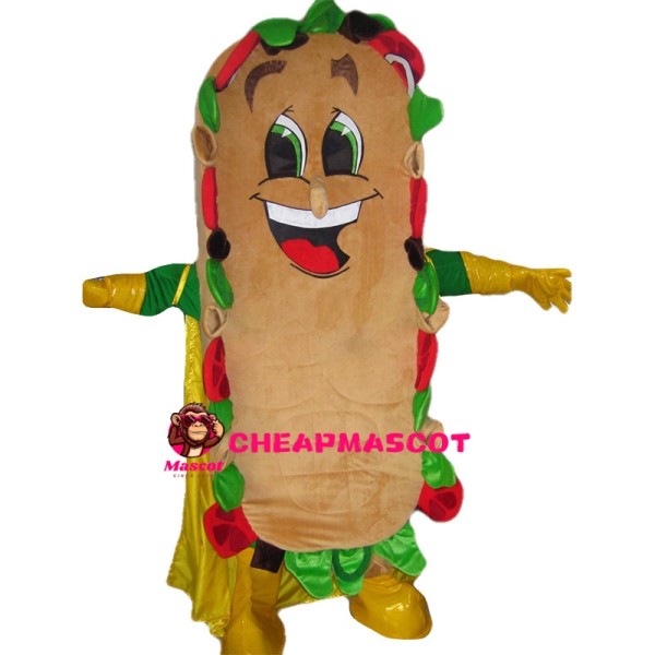 Long Vegetable Sandwich Mascot Costume