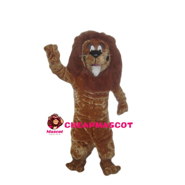 Strong Adult Lion Mascot Costume